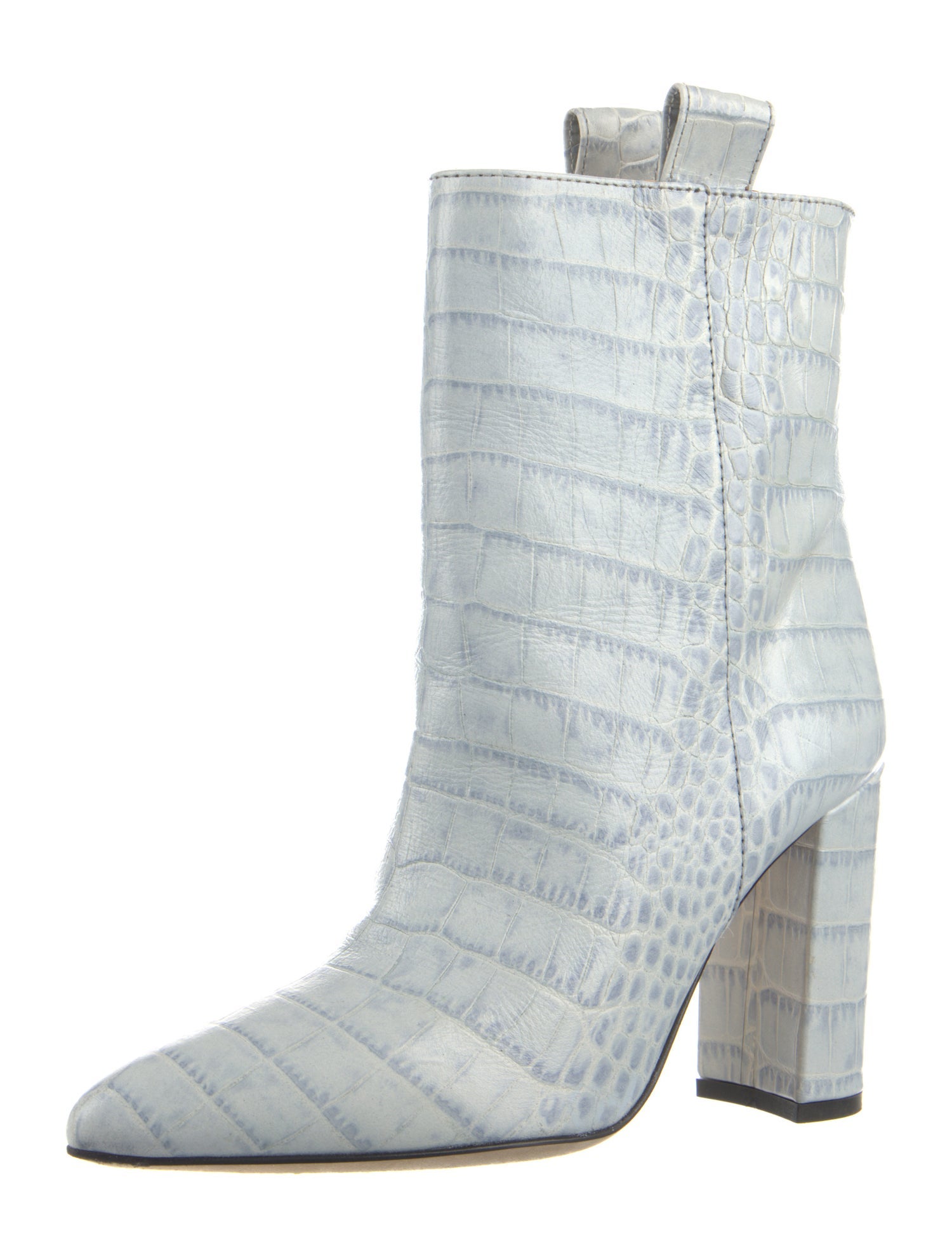 Paris Texas Embossed Leather Animal Print Boots