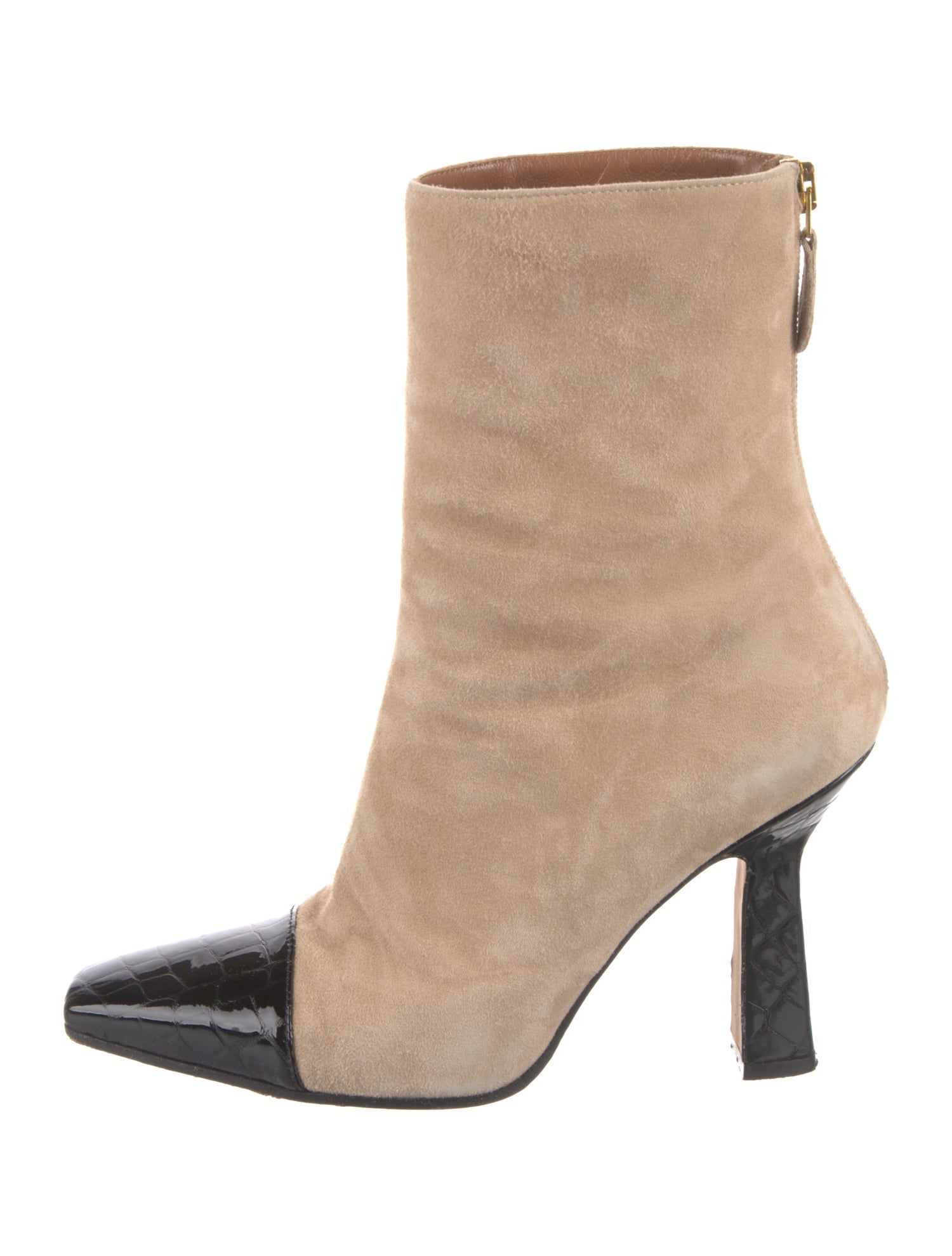 Paris Texas Suede Printed Boots