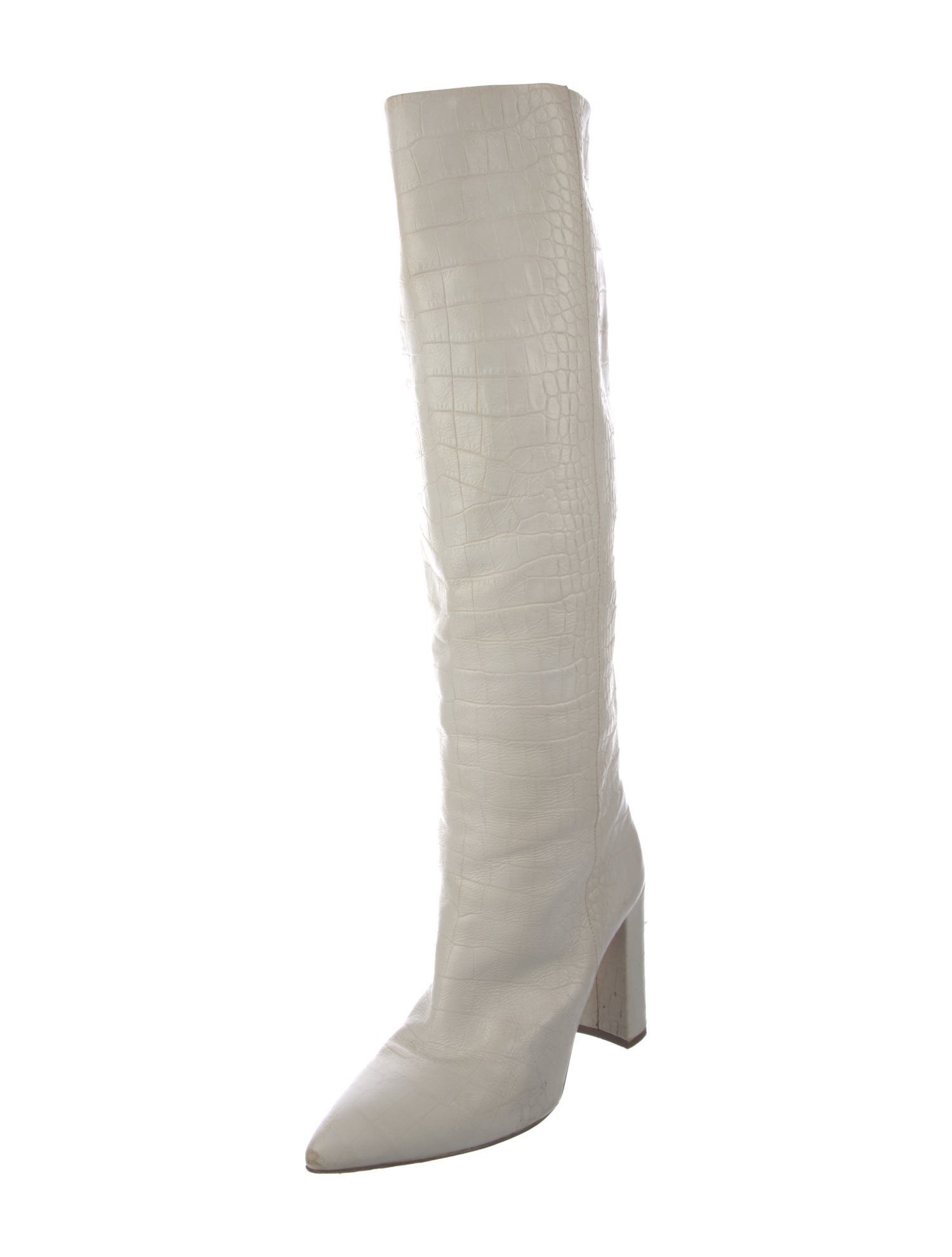 Paris Texas Embossed Leather Boots