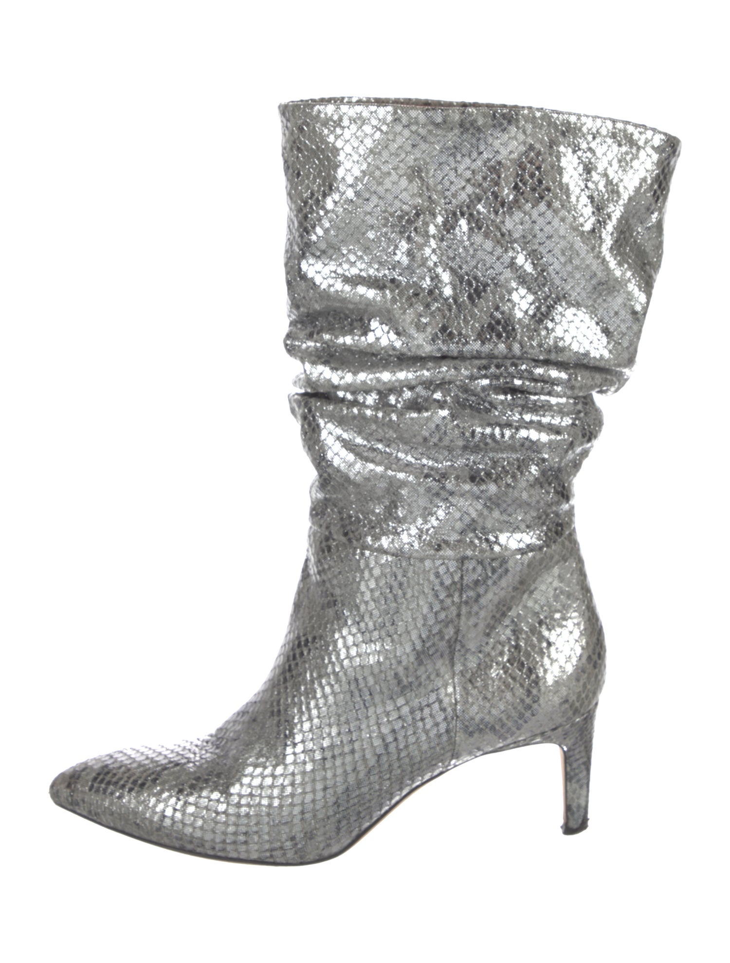 Paris Texas Leather Animal Print Boots