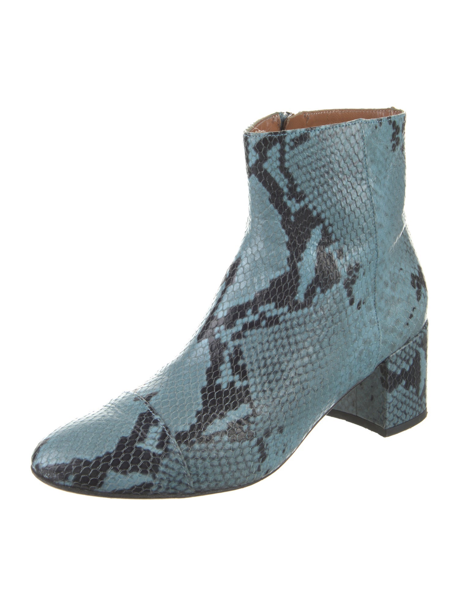 Paris Texas Snakeskin Animal Print Boots