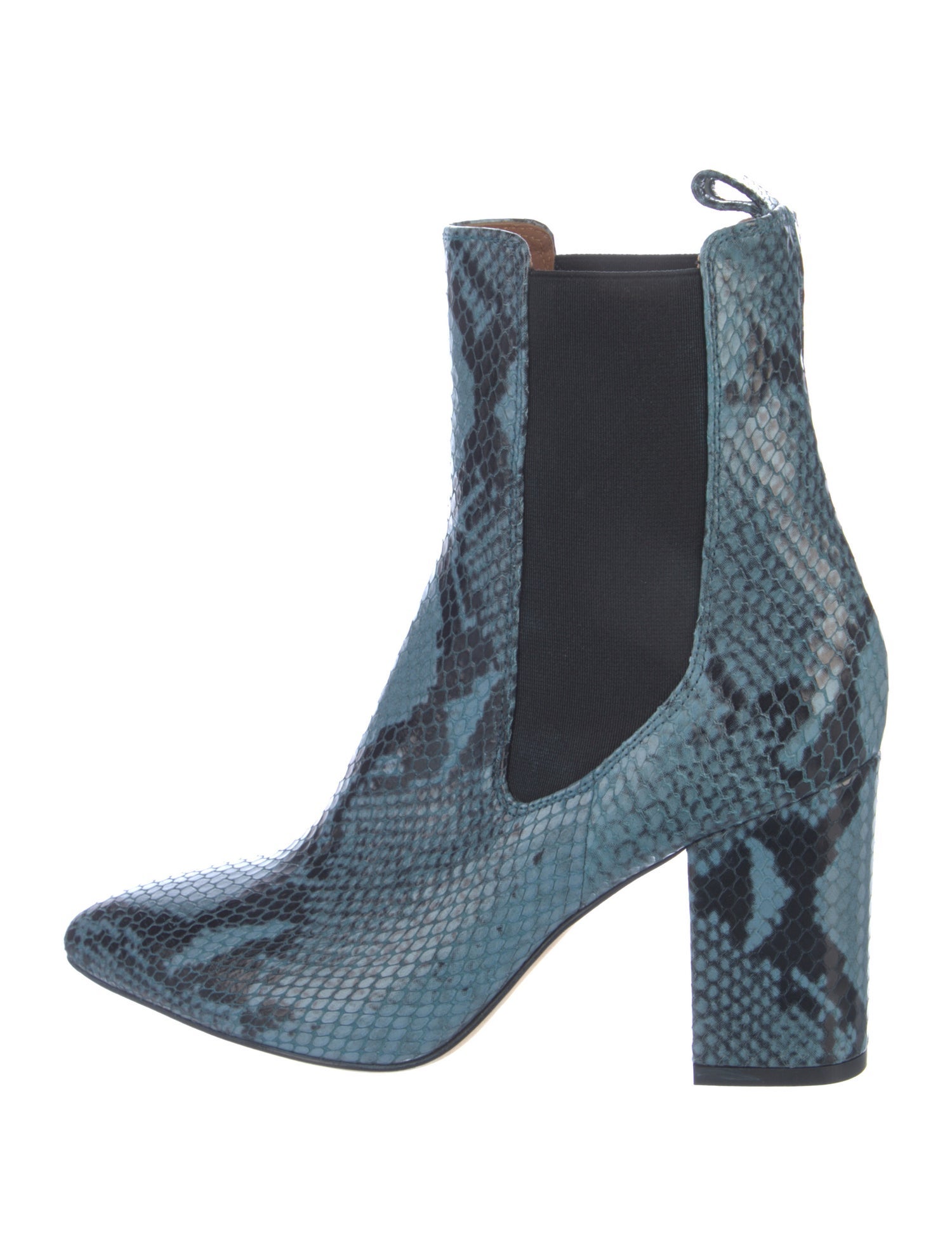 Paris Texas Leather Animal Print Chelsea Boots