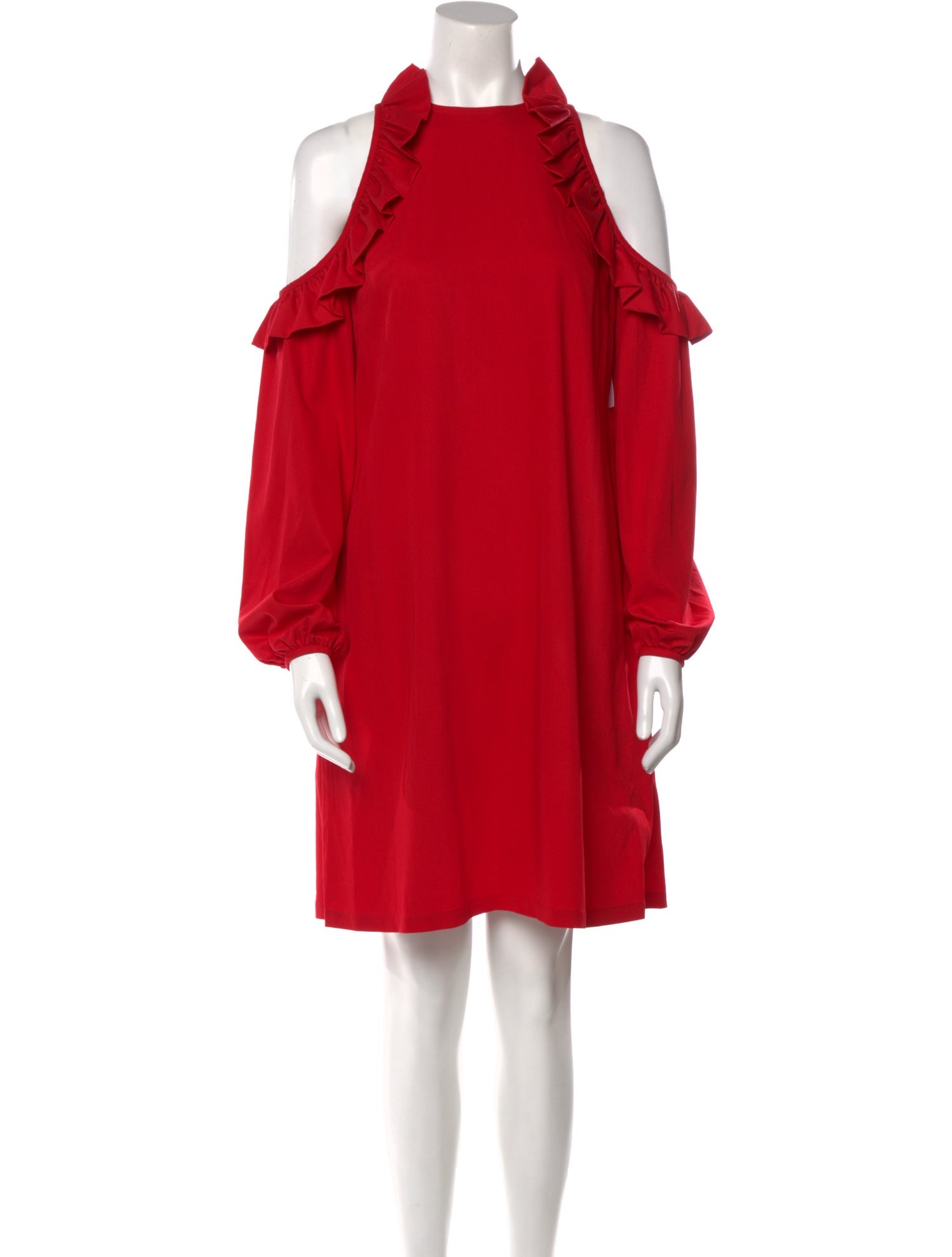 Paskal Mock Neck Knee-Length Dress