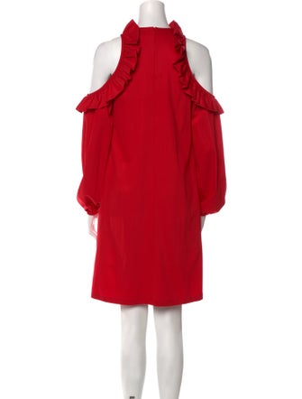 Paskal Mock Neck Knee-Length Dress