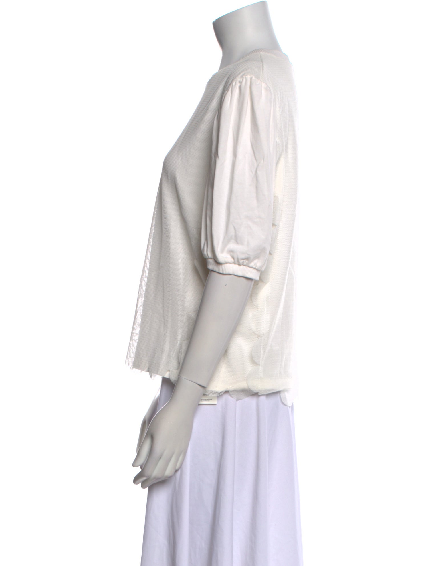 Paskal Crew Neck Three-Quarter Sleeve Top