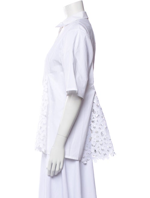 Paskal Three-Quarter Sleeve Button-Up Top