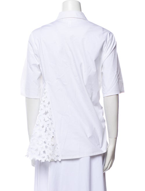 Paskal Three-Quarter Sleeve Button-Up Top