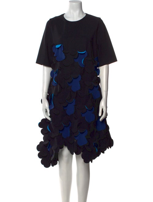 Paskal Colorblock Pattern Knee-Length Dress