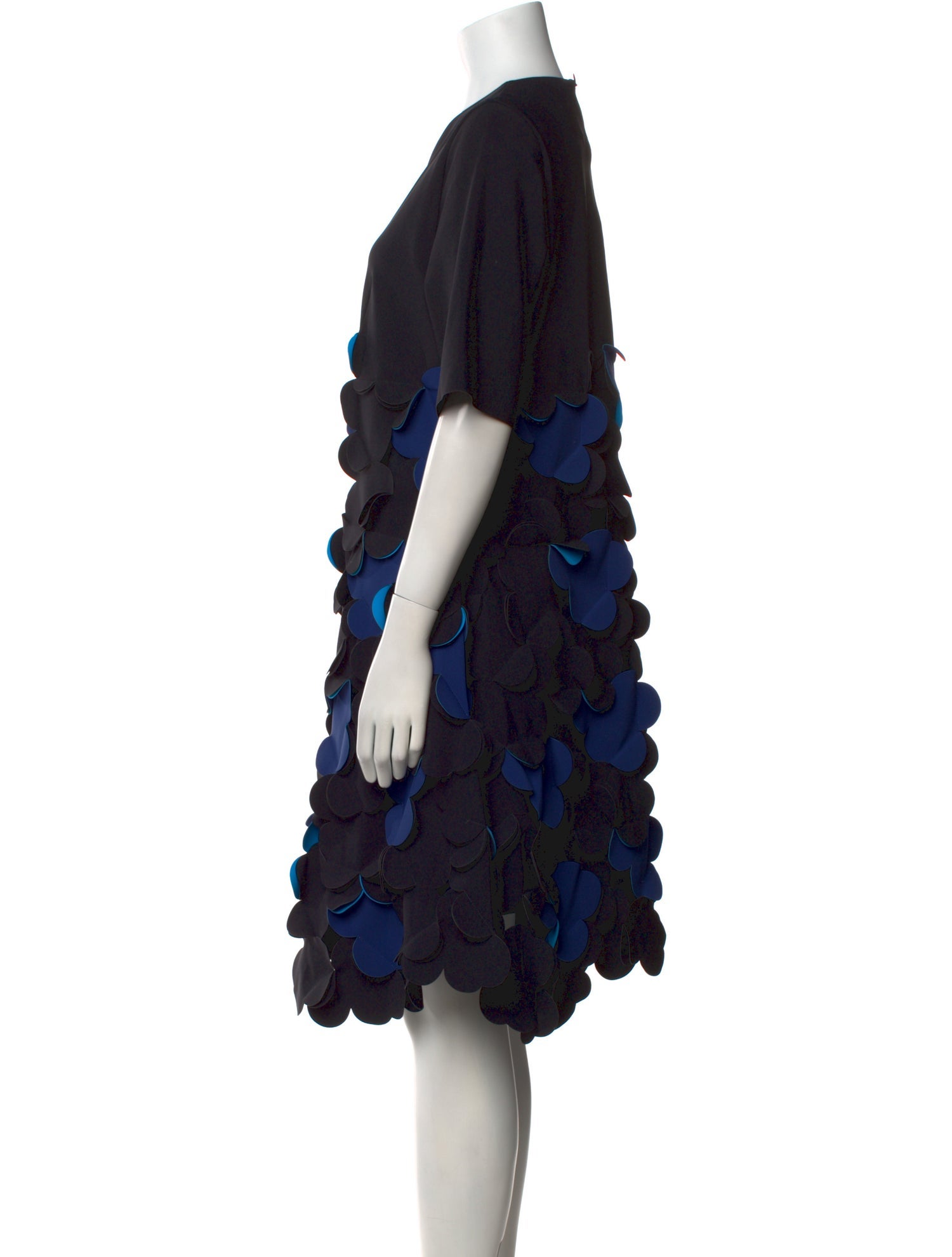 Paskal Colorblock Pattern Knee-Length Dress