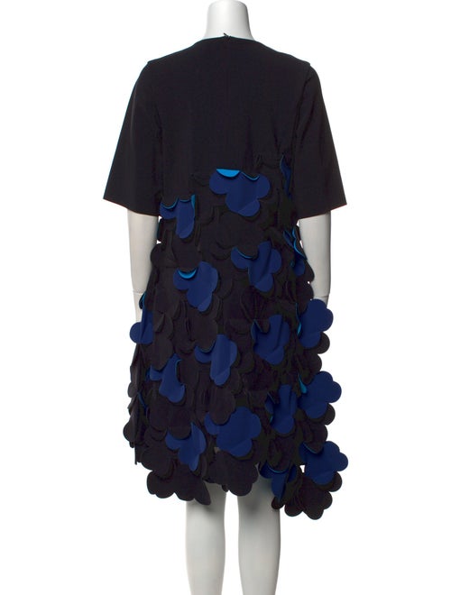 Paskal Colorblock Pattern Knee-Length Dress