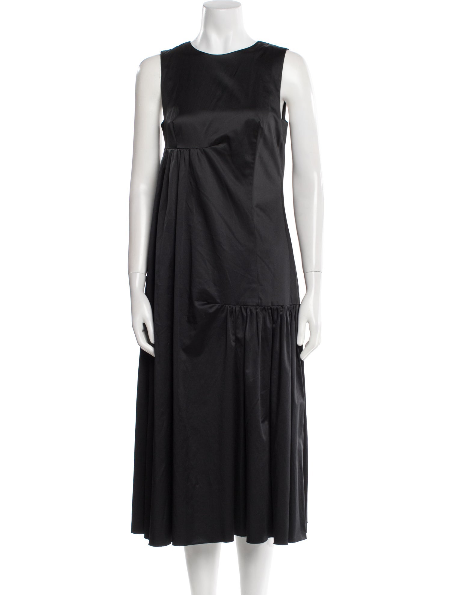 Paskal Bateau Neckline Midi Length Dress