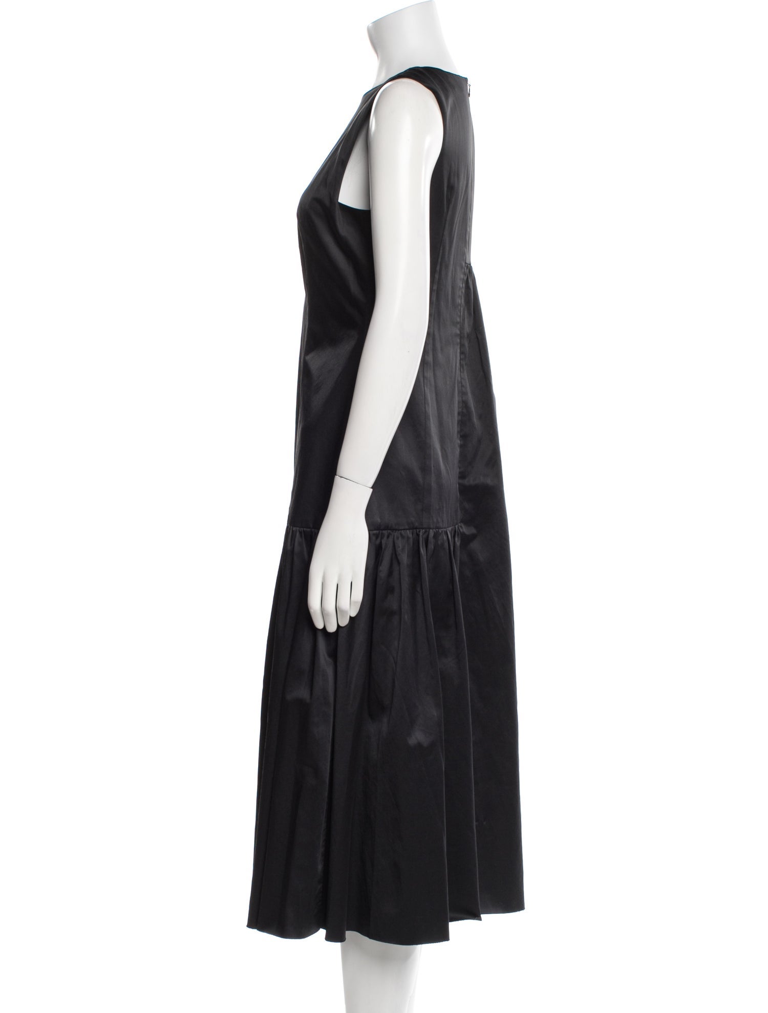 Paskal Bateau Neckline Midi Length Dress