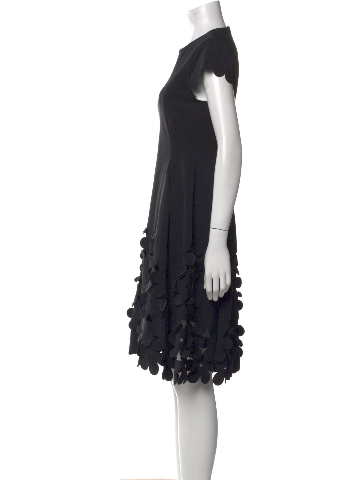 Paskal Crew Neck Knee-Length Dress