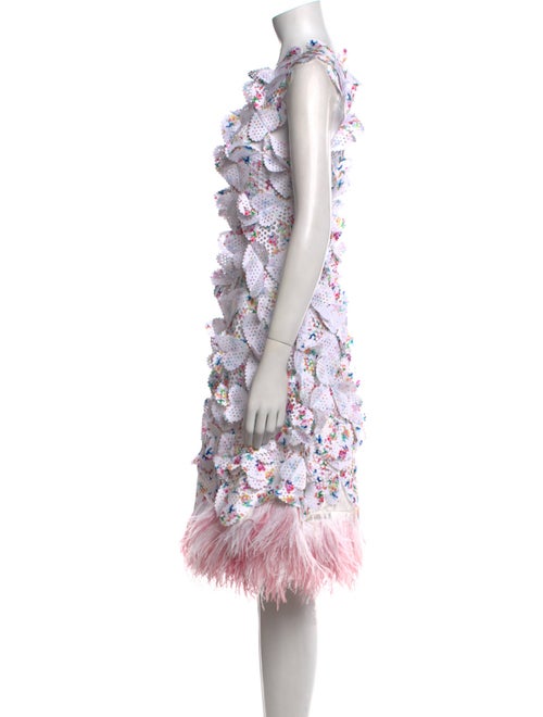 Paskal Printed Knee-Length Dress