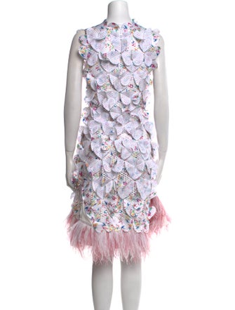 Paskal Printed Knee-Length Dress