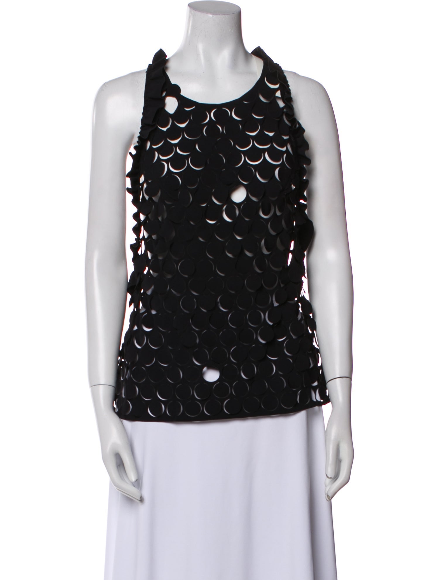 Paskal Printed Scoop Neck Top