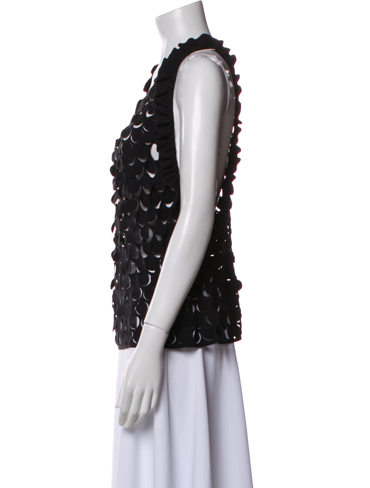 Paskal Printed Scoop Neck Top