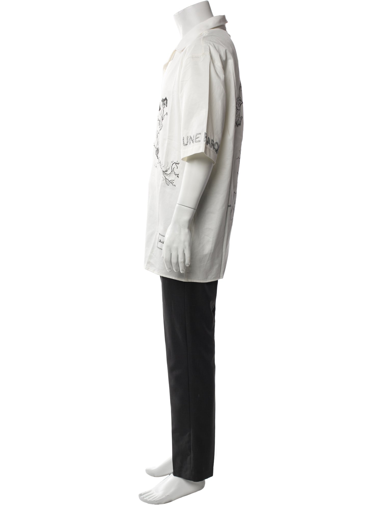 Pas Une Marque Graphic Print Short Sleeve Shirt