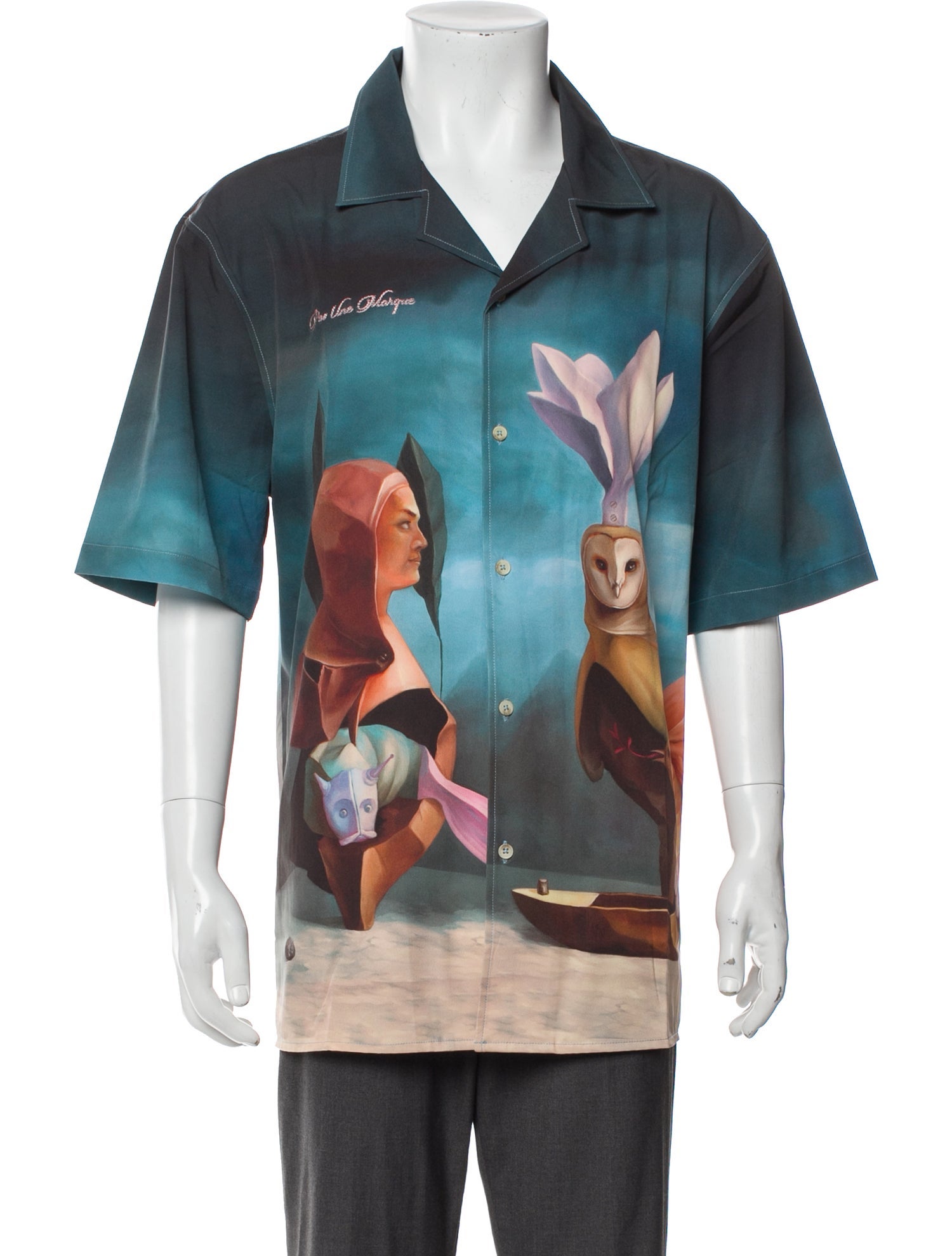 Pas Une Marque Graphic Print Short Sleeve Shirt w/ Tags