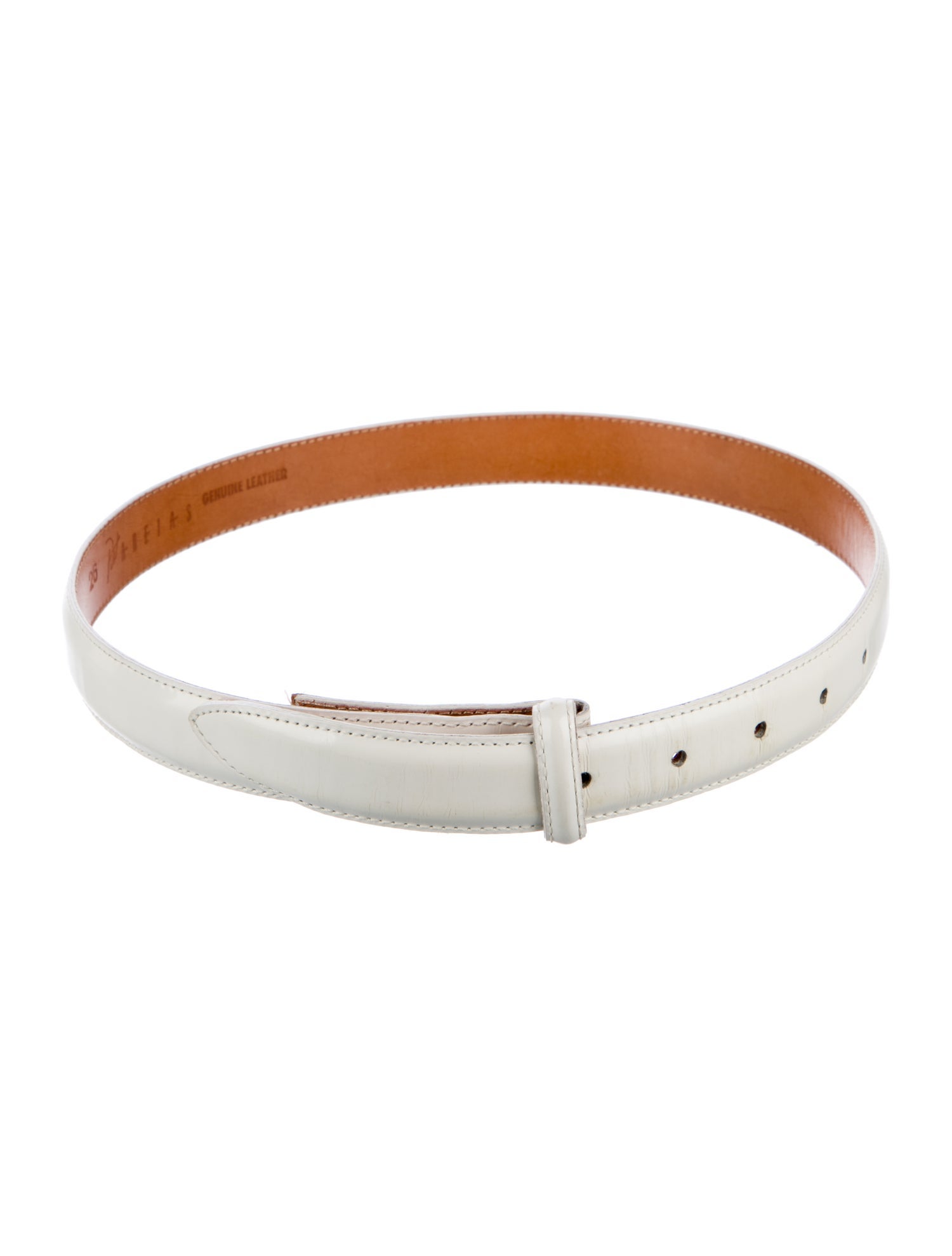 Pat Areias Skinny Leather Waist Belt