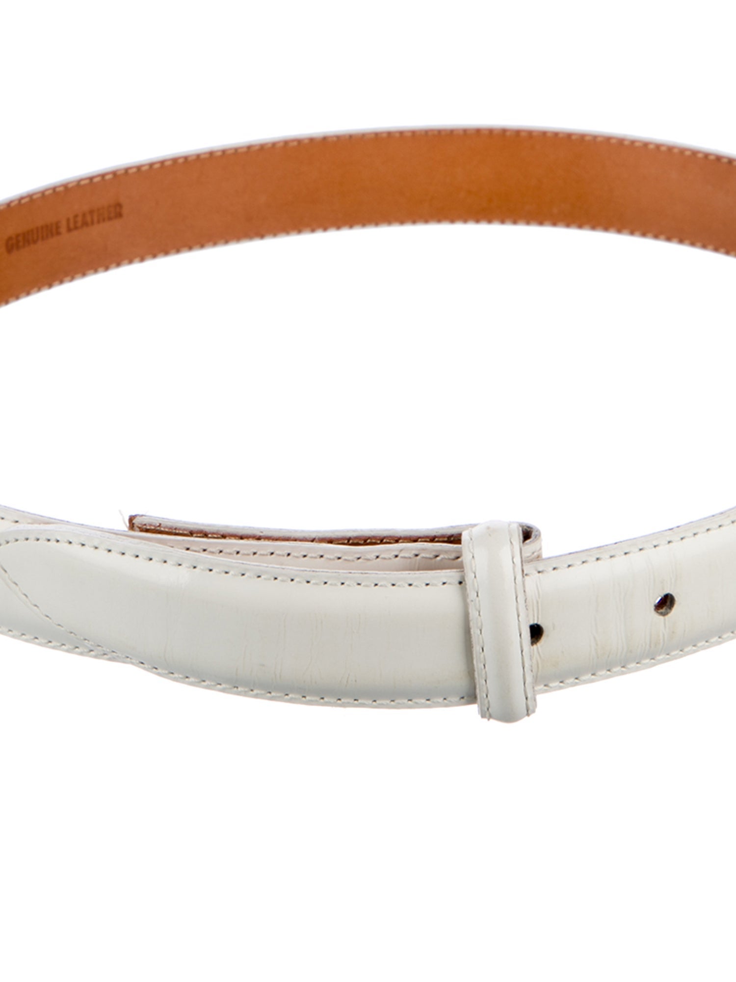 Pat Areias Skinny Leather Waist Belt