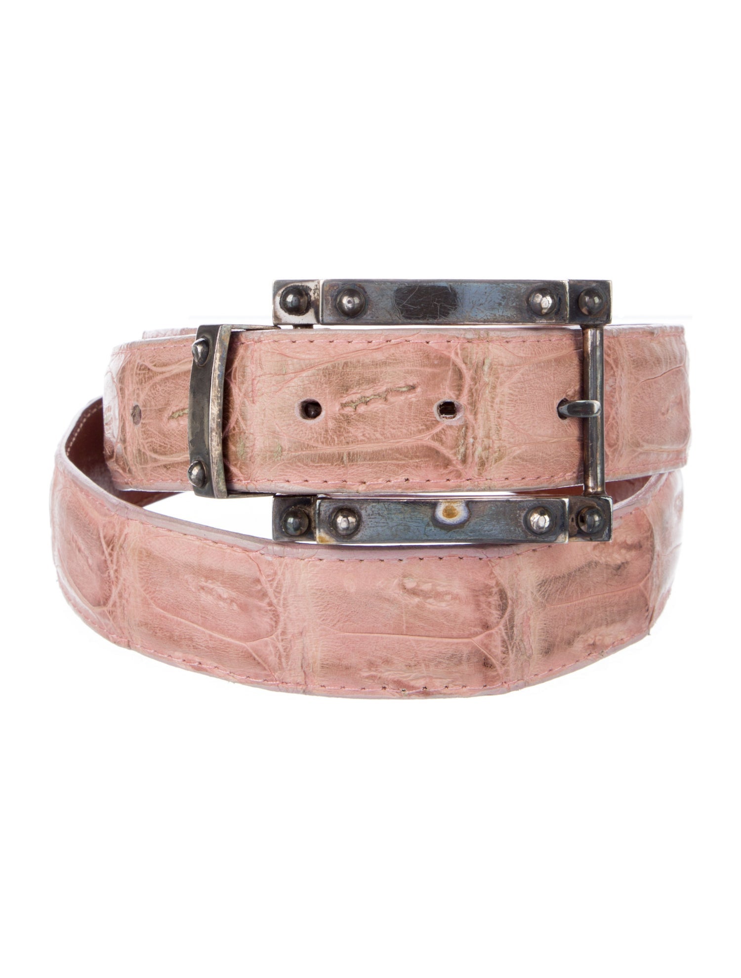 Pat Areias Crocodile Belt