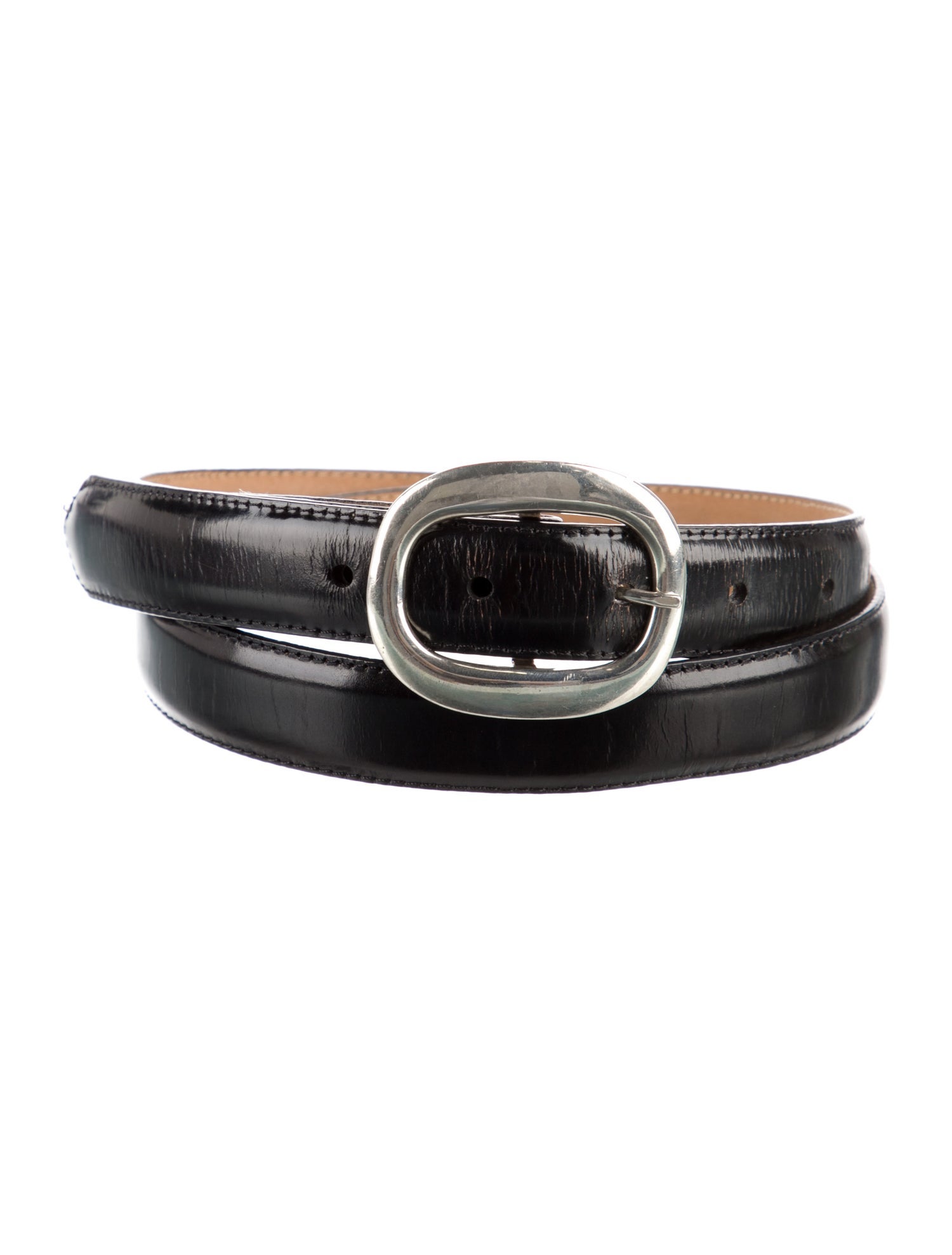 Pat Areias Skinny Calfskin Belt