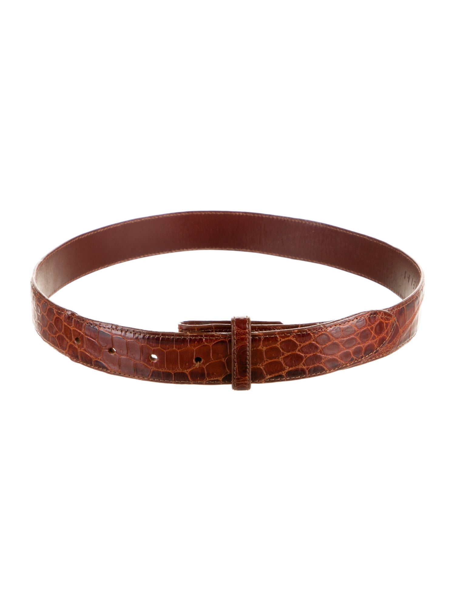 Pat Areias Alligator Belt