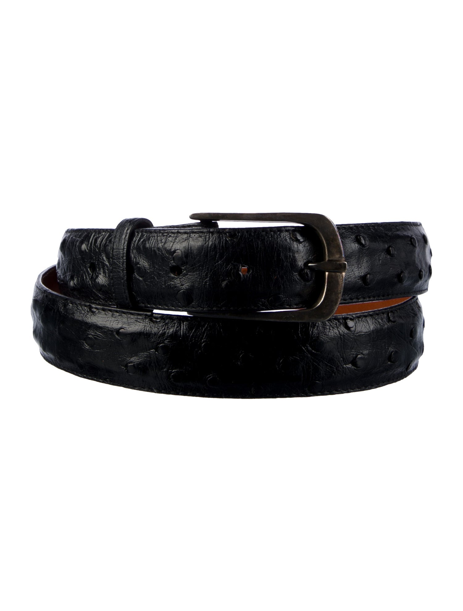 Pat Areias Ostrich Waist Belt