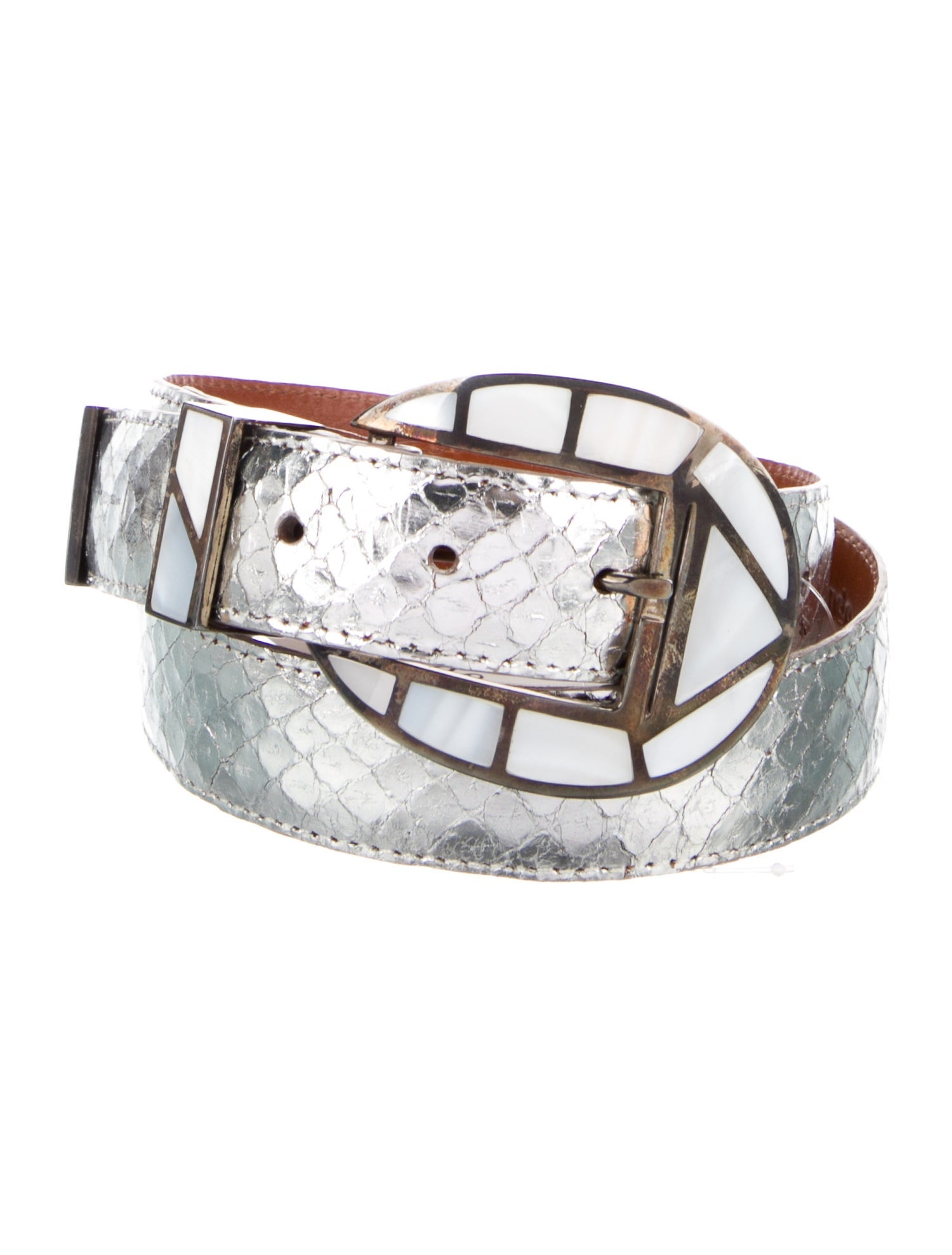 Pat Areias Snakeskin Belt