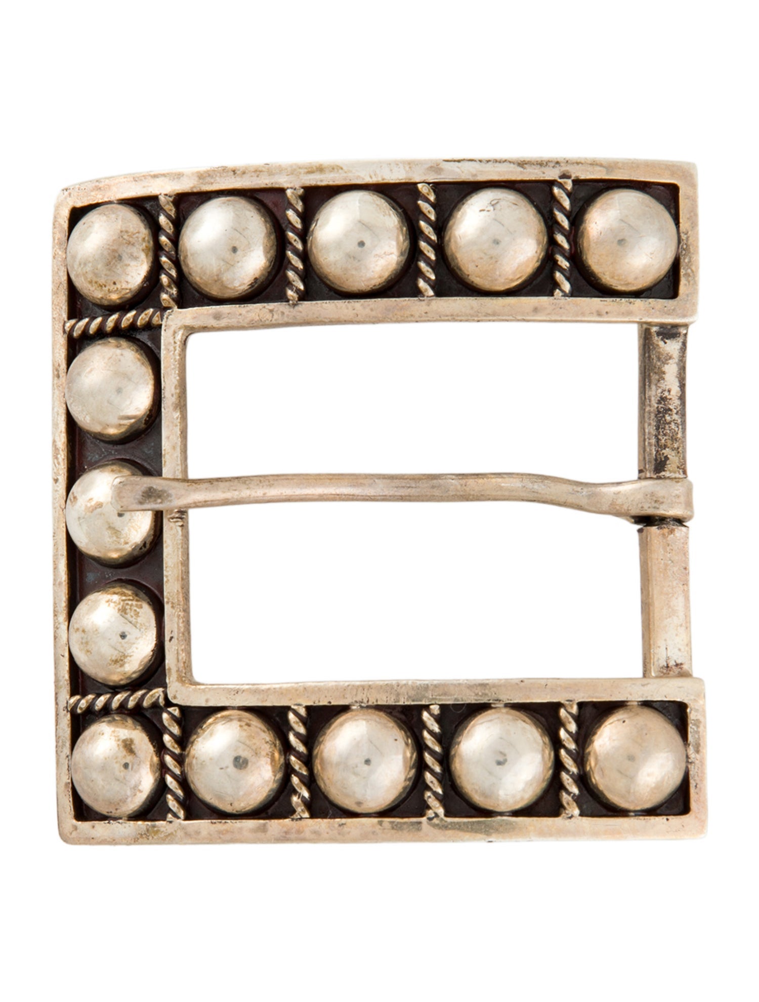 Pat Areias Sterling Silver Belt Buckle