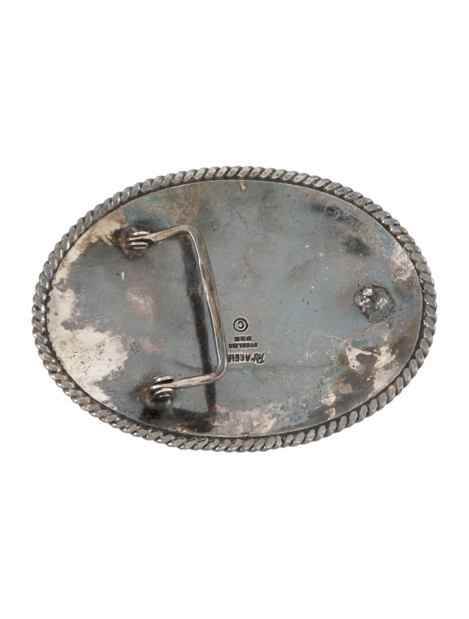 Pat Areias Sterling Silver Belt Plate