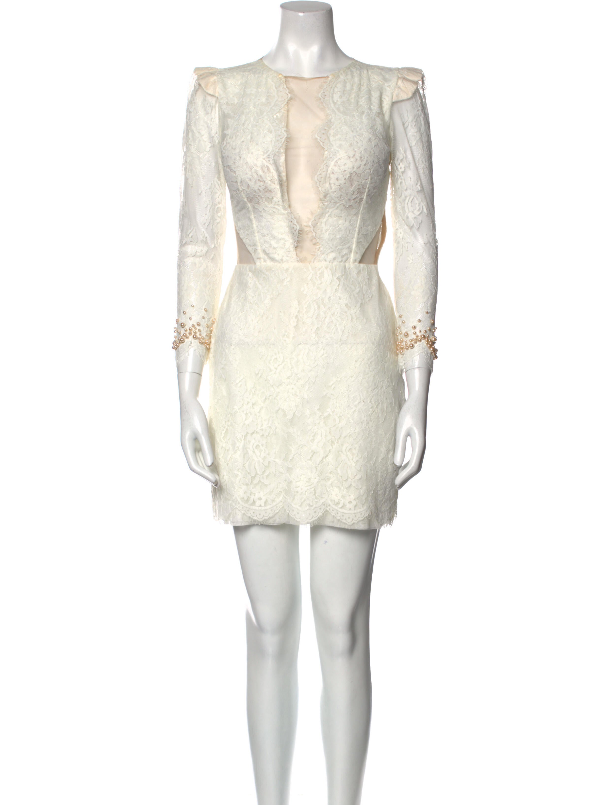 Patricia Bonaldi Lace Pattern Mini Dress