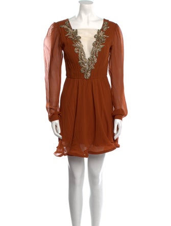 Patricia Bonaldi V-Neck Mini Dress