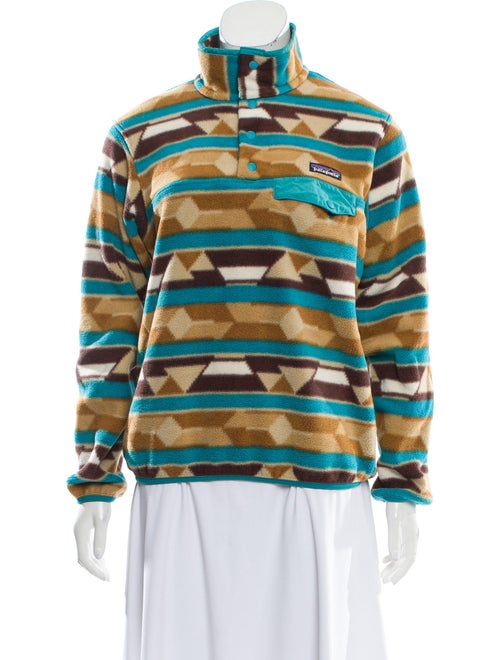Patagonia Printed Collar Sweater Brown