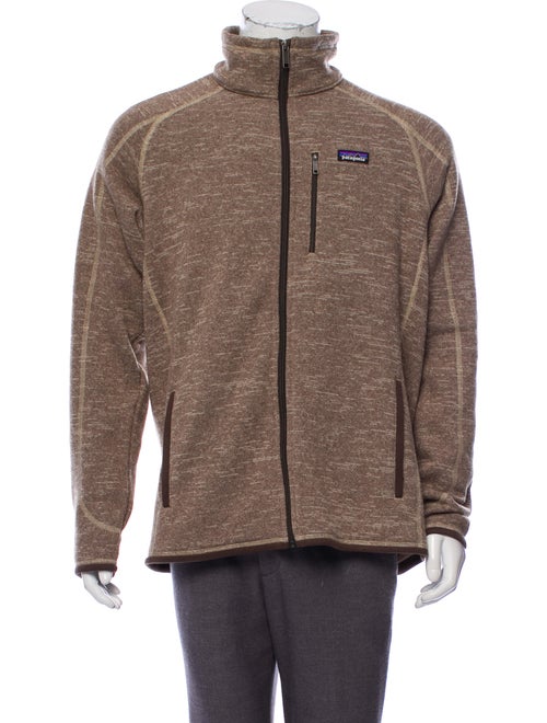 Patagonia Fleece Zip-Up Jacket brown