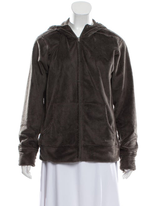 Patagonia Shearling Hooded Jacket green