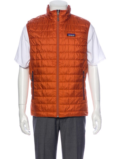 Patagonia Crew Neck Sleeveless Sweater Vest Orange