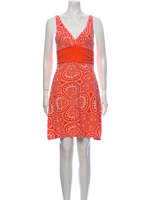Patagonia Printed Mini Dress Orange