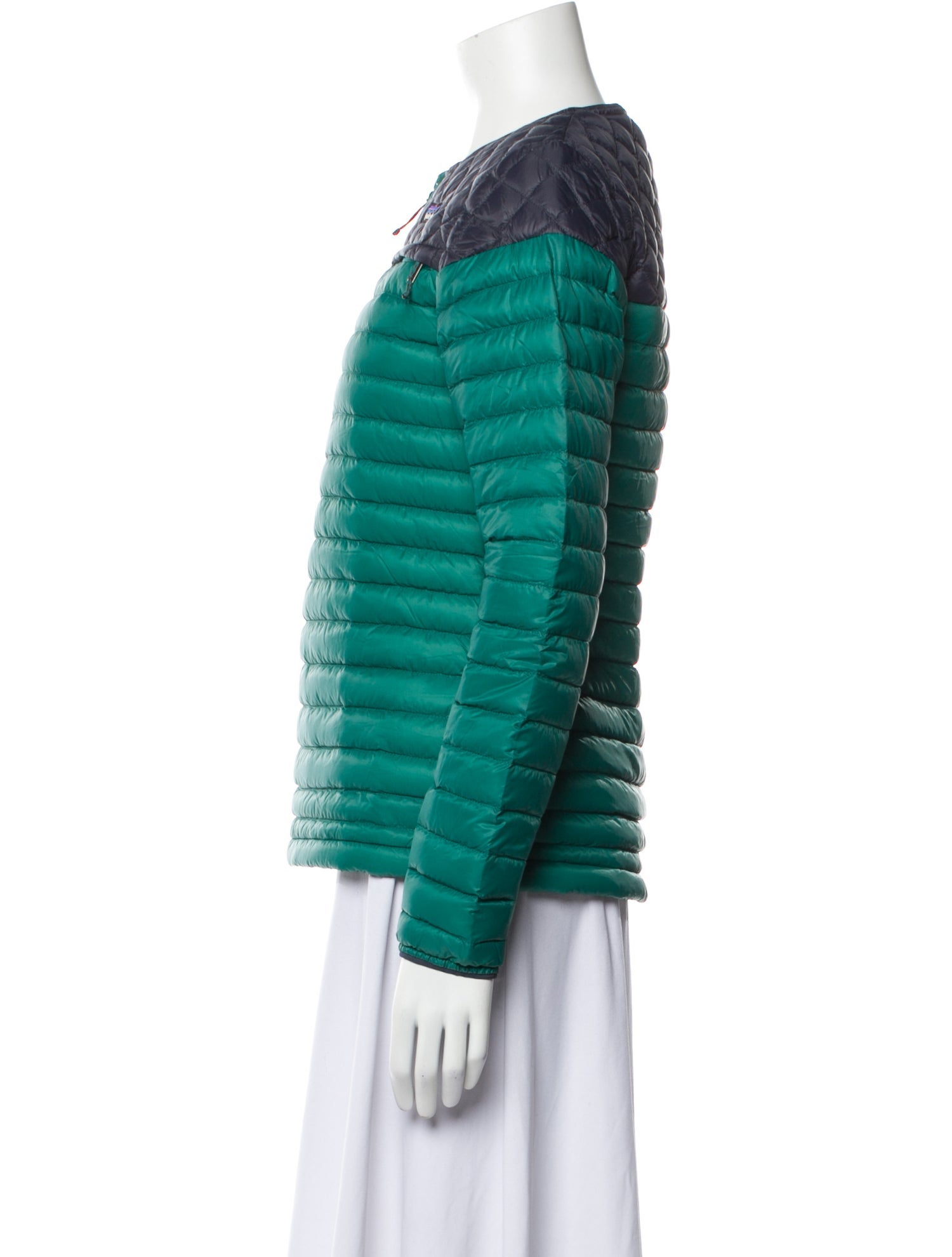 Patagonia Colorblock Pattern Down Jacket