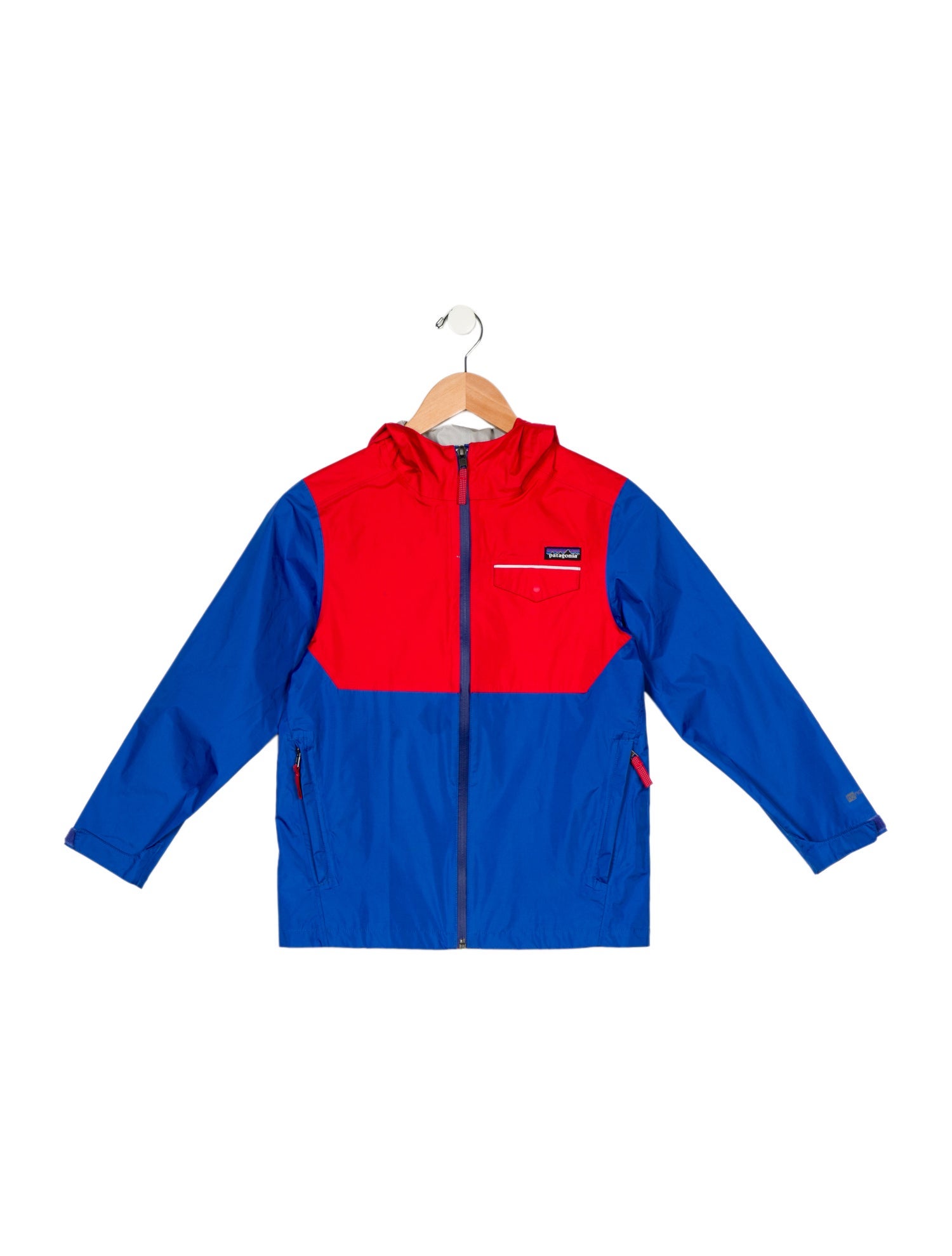 Patagonia Boys' Colorblock Pattern Zip Up Jacket