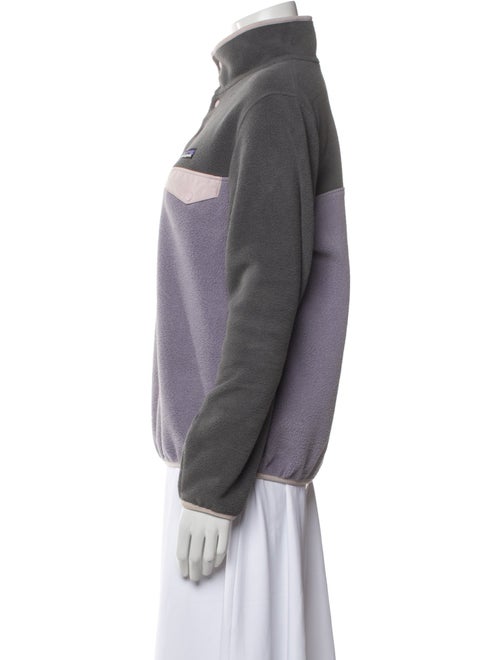 Patagonia Colorblock Pattern Mock Neck Sweater