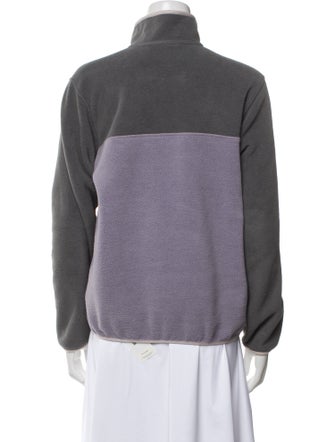 Patagonia Colorblock Pattern Mock Neck Sweater