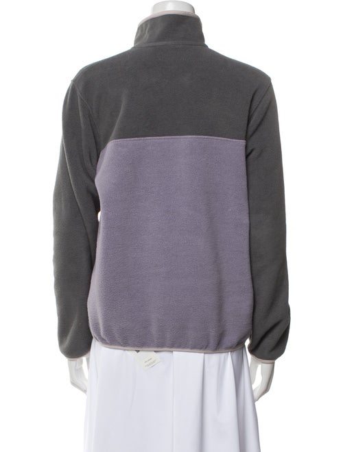 Patagonia Colorblock Pattern Mock Neck Sweater