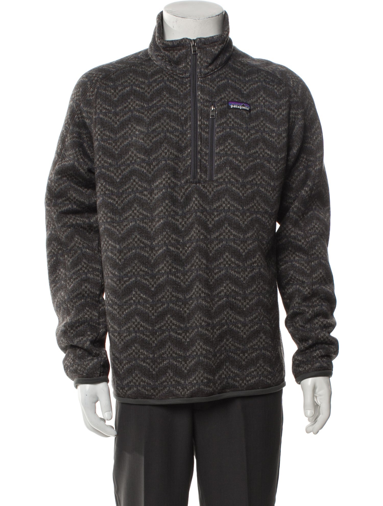 Patagonia Graphic Print Mock Neck Pullover