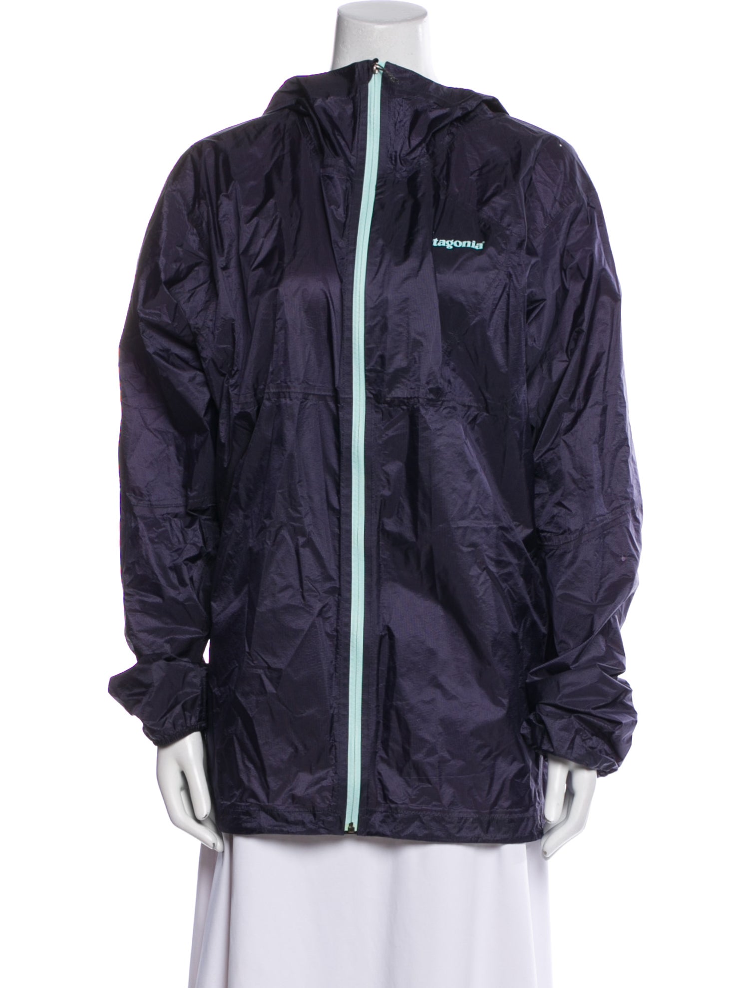 Patagonia Nylon Printed Faux Fur Jacket