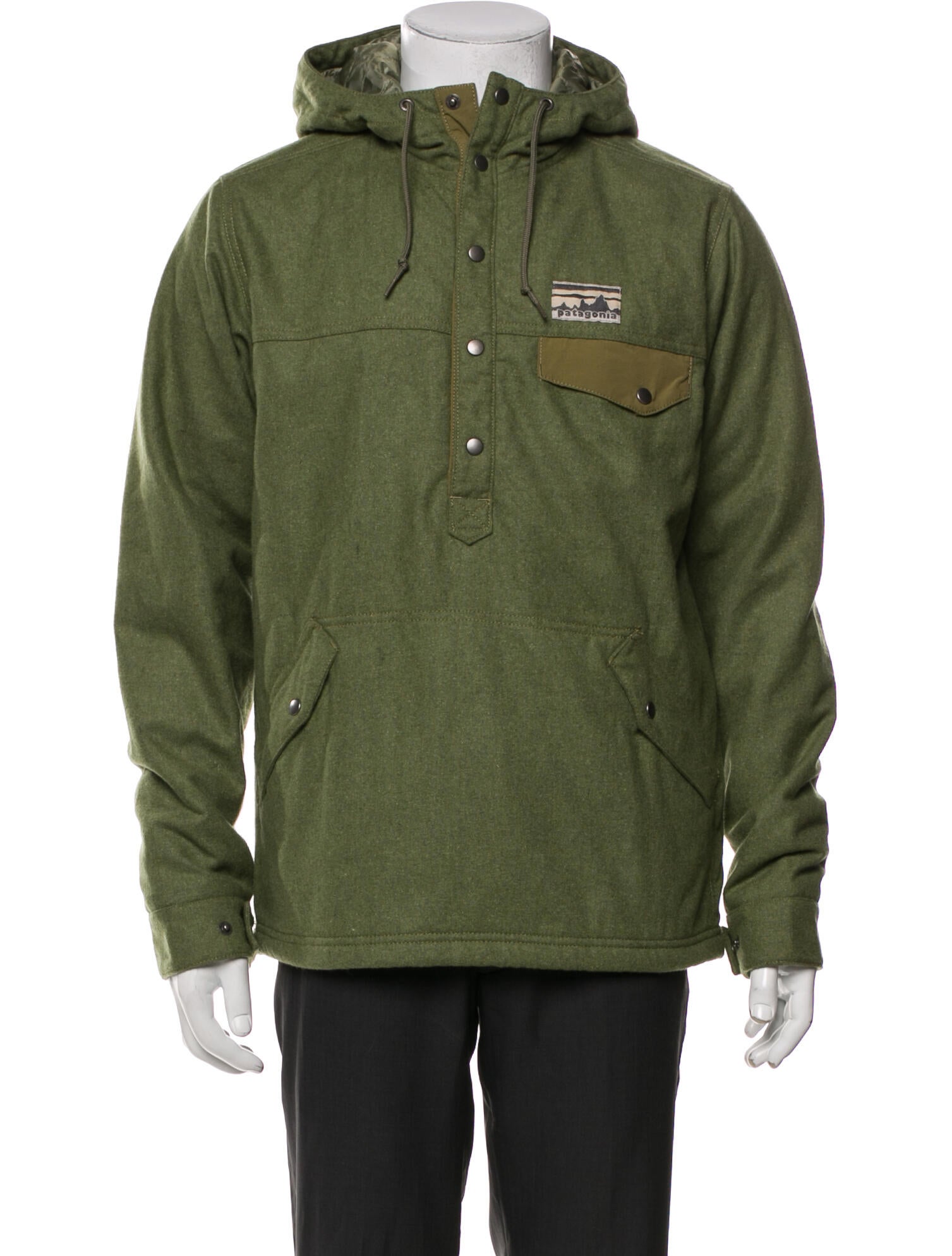 Patagonia Wool Graphic Print Parka