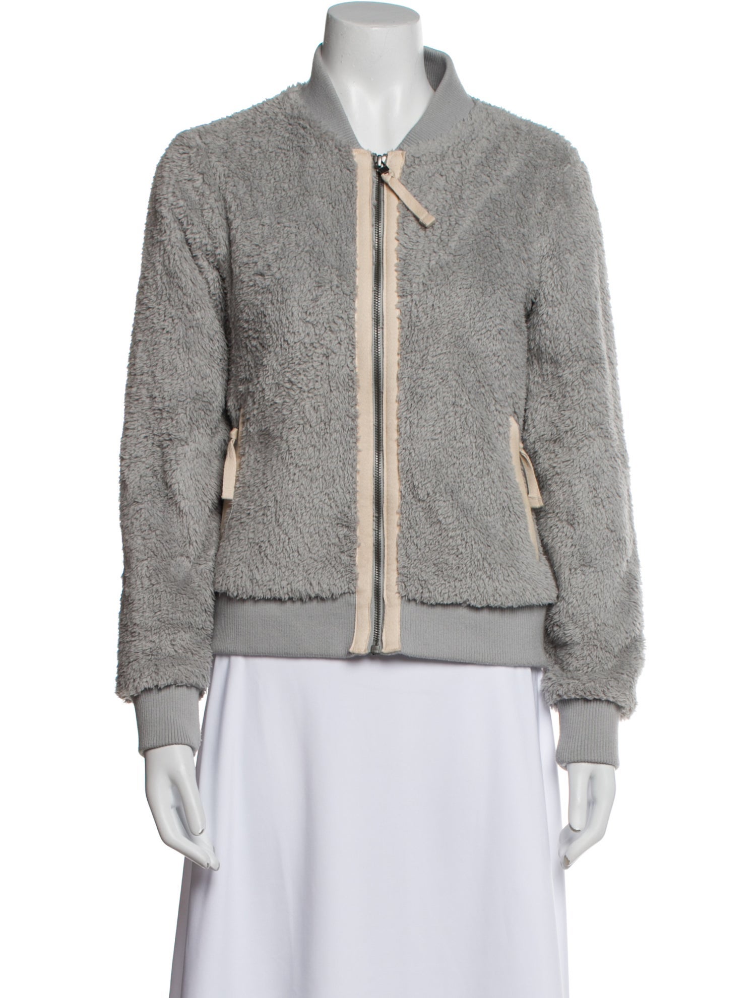 Patagonia Tweed Pattern Faux Fur Jacket