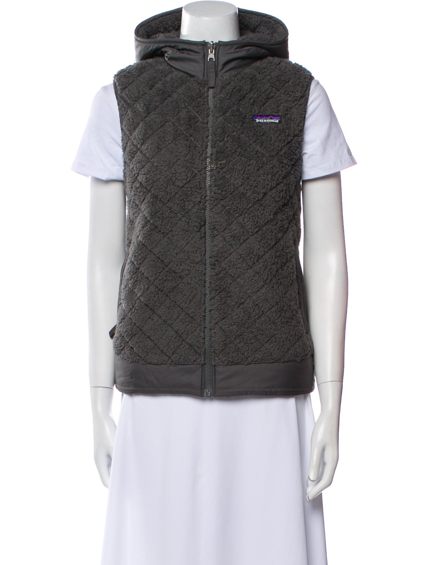 Patagonia Plaid Print Vest