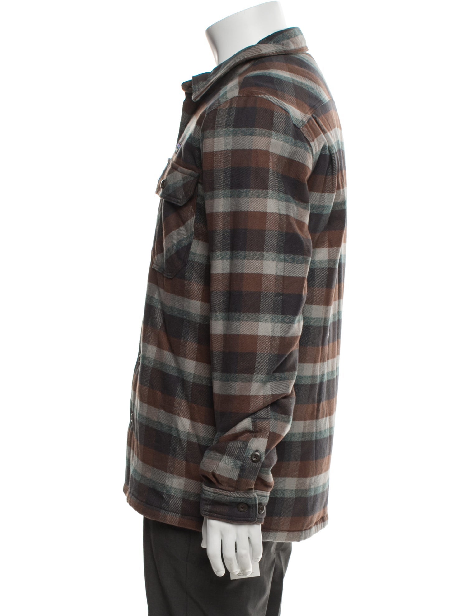 Patagonia Plaid Print Utility Jacket